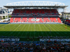 In this June 11, 2016 file photo, BMO Field, is shown before kickoff in a Toronto Argonauts-Hamilton Tiger-Cats game.