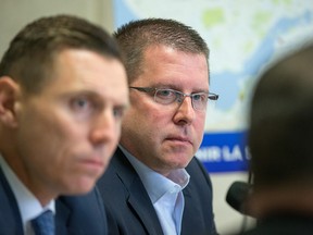 Ontario PC Leader Patrick Brown and Ottawa-Vanier candidate Andre Marin attended a roundtable discussion on community safety in the Ottawa riding of Ottawa-Vanier on Monday.