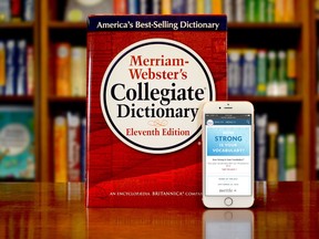 The Merriam-Webster's Collegiate Dictionary and mobile website