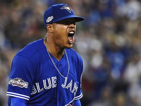 Marcus Stroman last pitched for Toronto in the AL wild card game against Baltimore on Oct. 4, giving up just two runs on four hits with six strikeouts.