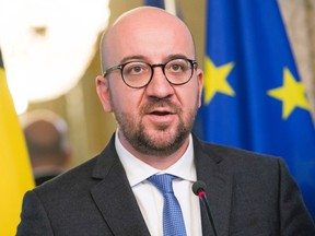 Belgian Prime Minister Charles Michel ruled out approving a European trade deal Monday with Canada because of the refusal of the region of Wallonia to give its approval.