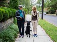 Mary Klein, left, with her wife, Stella Dawson, at their home in Washington, D.C. Klein has advanced ovarian cancer and supports a bill to legalize medical aid in dying in Washington.