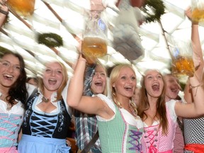These young women at the annual Oktoberfest celebrations in Munich are likelier to be drinkers — and overdrinkers — than their grandmothers, studies have found.