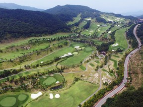 This private golf course in South Korea was chosen as the new site for an advanced U.S. missile defence system to be deployed by the end of next year to help cope with North Korean threats.