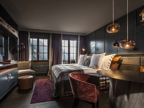 But one peek into Gstaad's new, 135-room Huus Hotel is all it takes to realize that this is something else entirely.