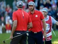 American golfer Dustin Johnson was called out by the European Sky Voices covering the Ryder Cup for blaming an errant shot on a mud ball at the Ryder Cup matches in Chaska, Minn.