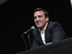 George McPhee speaks after being introduced as general manager of Las Vegas' expansion NHL franchise.