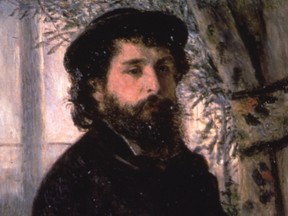 A portrait of Claude Monet by Auguste Renoir.