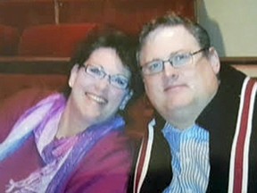 In an undated handout photo, Harold T. Martin III, the National Security Agency contractor suspected of taking a host of top secret material, and his wife, Deborah Shaw.