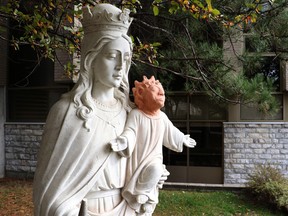 A statue of baby Jesus will return back to normal soon
