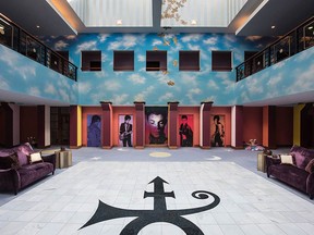 The atrium of Prince's Paisley Park in Chanhassen, Minn. is pictured.