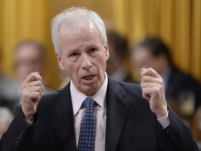 Foreign Affairs Minister Stephane Dion answers a question in the House of Commons on Parliament Hill in Ottawa on Oct. 6.