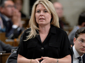 Conservative MP Michelle Rempel asks a question during question period in the House of Commons on Parliament Hill in Ottawa on Monday, October 24, 2016.