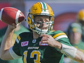 Edmonton Eskimos' quarterback Mike Reilly is on pace to reach the 6,000-yard plateau passing in the CFL this season. Reilly leads the red-hot Eskimos into a key matchup against the B.C. Lions Saturday in Vancouver.
