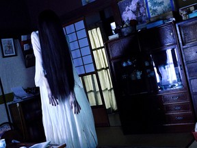 A still from Sadako vs. Kayako.