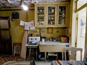 An old apartment of an Italian immigrant family, reconstructed at the Tenement Museum in New York City is seen in an undated handout photo.