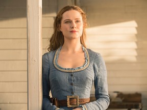 Evan Rachel Wood in Westworld.