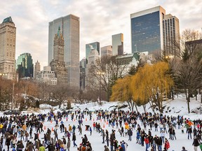 You can't go wrong with a trip or two around the skating rink in Central Park in winter.