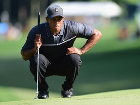 Tiger Woods' last full tournament on the PGA Tour was at the Wyndham Championship in August 2015.