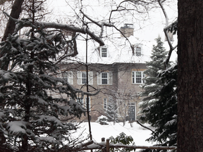 The currently uninhabited 24 Sussex Drive in Ottawa, Thursday Nov 24, 2016.