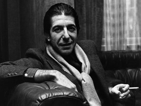 Singer-songwriter Leonard Cohen, January 1980