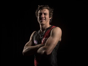 Andrew McGrath, who was born in Canada, was selected No. 1 overall in the Aussie rules football entry draft on Friday.