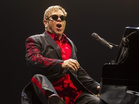 Sir Elton John performs on stage a the Ziggo Dome in Amsterdam November 22, 2016