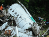 Rescue teams work in the recovery of the bodies of victims of the LAMIA airlines charter that crashed in the mountains of Cerro Gordo, municipality of La Union, Colombia, on November 29, 2016 carrying members of the Brazilian football team Chapecoense Real