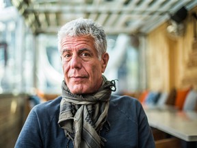 Anthony Bourdain was in Toronto to promote his 13th book, “Appetites: A Cookbook.”