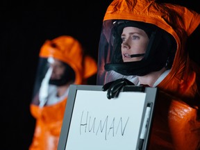 A still from Arrival, with Amy Adams.