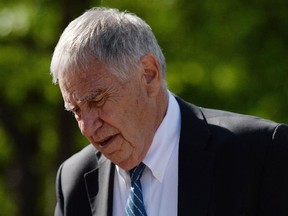 Bruce Carson, the former advisor to Prime Minister Stephen Harper, arrives to court in Ottawa on Monday, June 2, 2014. Carson is in court for influence-peddling charges. THE CANADIAN PRESS/Sean Kilpatrick