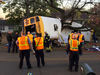 Chattanooga Fire Department personnel work the scene of a fatal elementary school bus crash in Chattanooga, Tenn., Monday, Nov. 21, 2016.