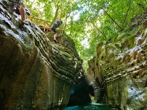 The Damajaqua Falls are a fantastic and family fun experience near Puerto Plata, with a beautiful fresh water river to play in.