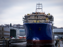 Davie Shipbuilding is hoping the Liberal government will buy this nearly completed vessel, now in dock at its facility in Quebec, and provide it to the Canadian Coast Guard for response to oil spills.
