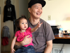 Korean adoptee Adam Crapser with his daughter, Christal, 1, on March 19, 2015 in Vancouver, Washington.