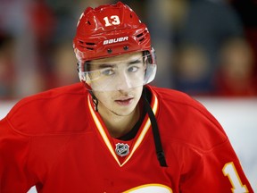 Those who watched the game in which Johnny Gaudreau left in the third period saw him wincing from three particular chops.
