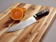 The Wustfhof classic 8-inch Uber Cook’s Knife can be used to chop, slice, dice and mince everything.