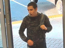 Gabriel Klein, accused of the double stabbing on Tuesday at Abbotsford Senior Secondary. The photo is from video footage captured just hours before the attack.