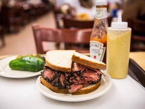 "Pastrami is meant to be eaten with mustard," Jake Dell says.