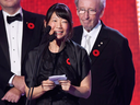 Madeleine Thien speaks after winning the 2016 Giller Prize for her book 