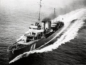 A photo of the Dutch  Destroyer Kortenaer in the 1930s