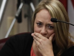 Leanna Taylor testifies during a murder trial for her ex-husband Justin Ross Harris Justin Ross Harris who is accused of intentionally killing their son in June 2014.