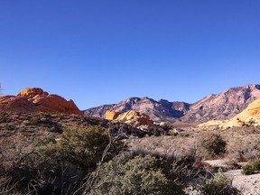 A hike in Red Rock Canyon is a great way to enjoy nature in the Las Vegas area.