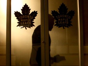 A power outage at Toronto Maple Leafs practice on Nov. 9.