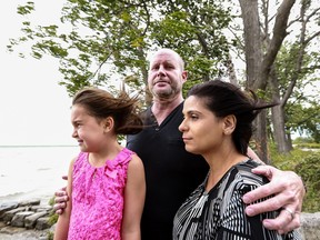 Gerald Major with his daughter Tessa, five, and wife Anna at their Oakville, Ont. home. The right treatment program for him has dramatically improved his quality of life.