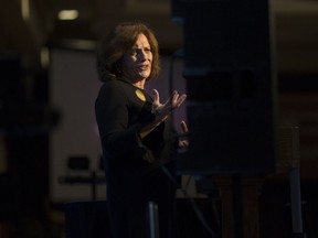 Margaret Trudeau talks about the importance of mental health awareness at the Mingle for Maryvale at the Caboto Club, Saturday, November 12, 2016.