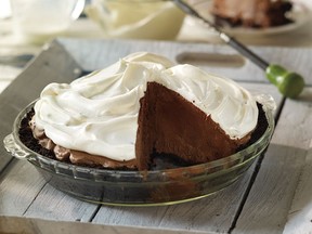 My Head's In the Clouds Chocolate Cream Pie, from The Baker in Me by Daphna Rabinovitch