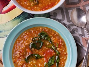 Tomato and Rice Soup.