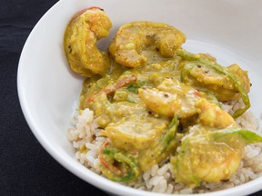 Mary Berry's Shrimp in Spicy Cashew Sauce is a bit of a twofer.