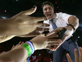 Justin Trudeau attending We Day in Ottawa